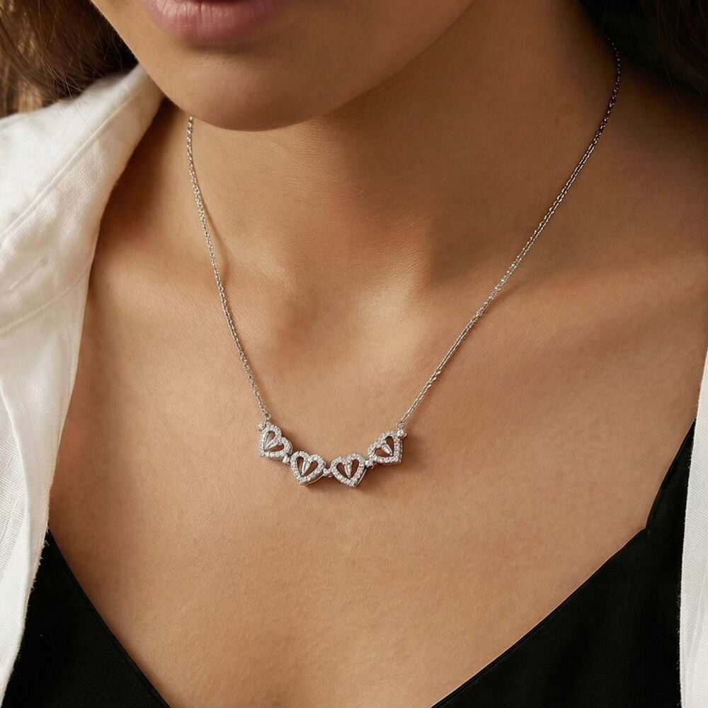 United Hearts Magnetic Necklace