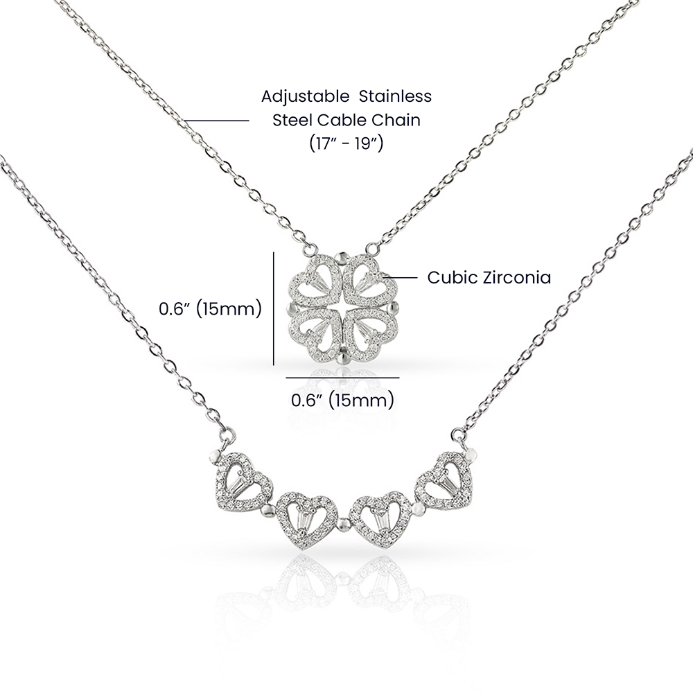 United Hearts Magnetic Necklace