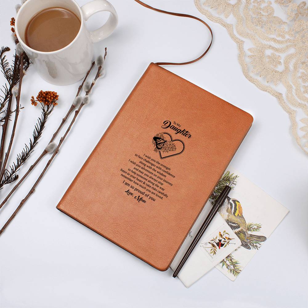 To my daughter, Butterfly Journal - Mom's Love Letter Notebook