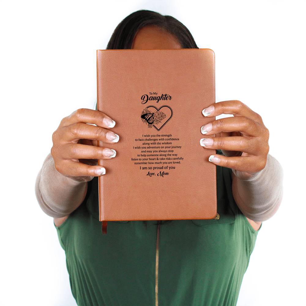 To my daughter, Butterfly Journal - Mom's Love Letter Notebook