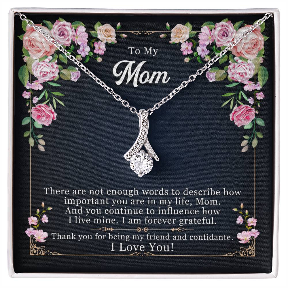 To my mom, thank you for being my friend